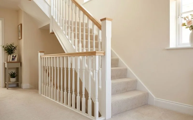 Clean staircase after stairlift removal