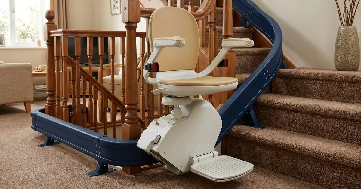 Curved stairlifts